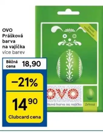 Tesco OVO Prášková barva na vajíčka nabídka