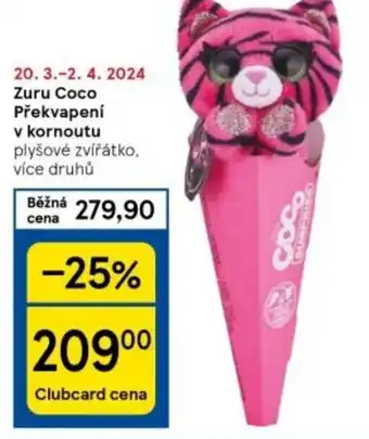 Tesco Zuru Coco Překvapení v kornoutu nabídka