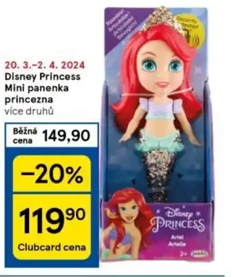 Tesco Disney Princess Mini panenka princezna nabídka
