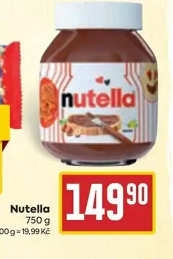 Billa Nutella 750 g nabídka