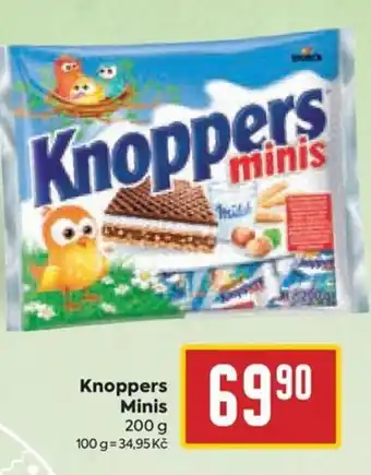 Billa Knoppers Minis 200 g nabídka