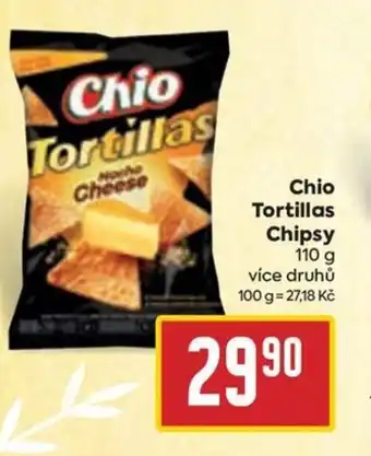 Billa Chio Tortillas Chipsy 110 g nabídka