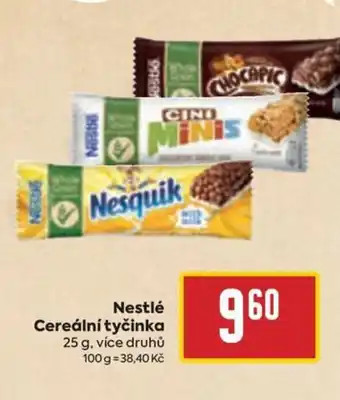 Billa Nestlé Cereální tyčinka 25 g nabídka