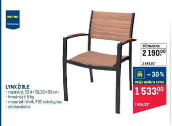 Makro LYNX ŽIDLE nabídka