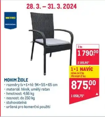 Makro MOHIM ŽIDLE nabídka