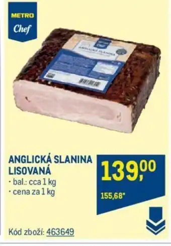 Makro ANGLICKÁ SLANINA LISOVANÁ nabídka