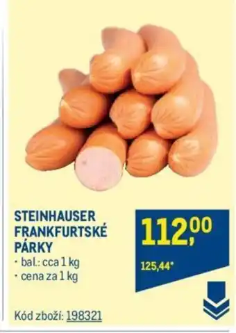 Makro STEINHAUSER FRANKFURTSKÉ PÁRKY nabídka