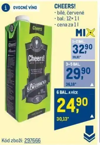 Makro Cheers! nabídka