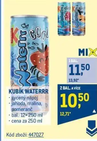Makro KUBIK WATERRR nabídka