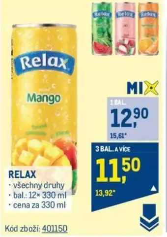 Makro RELAX nabídka