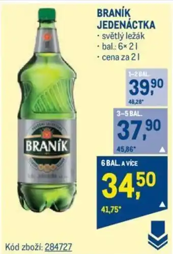 Makro BRANÍK JEDENÁCTKA nabídka