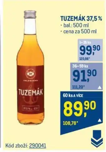 Makro TUZEMÁK 37,5% nabídka