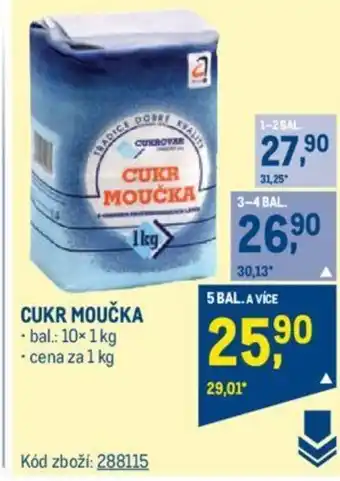 Makro CUKR MOUČKA nabídka