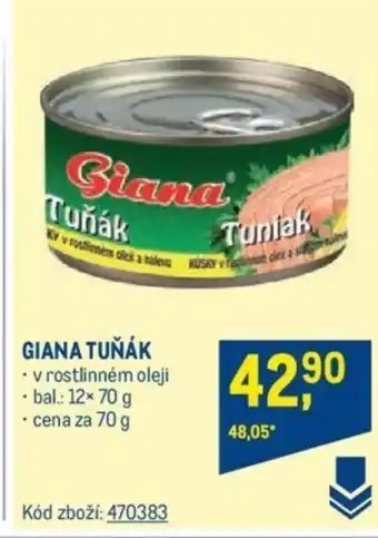 Makro GIANA TUŇÁK nabídka