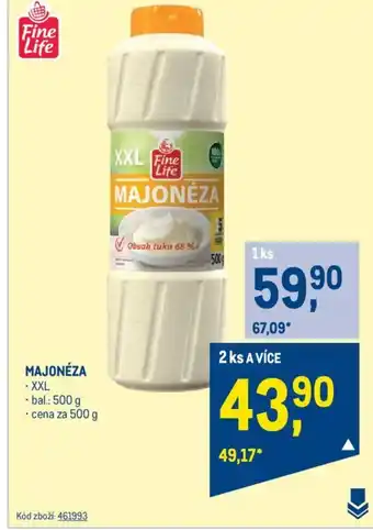 Makro MAJONÉZA nabídka