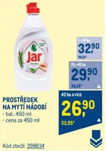 Makro PROSTŘEDEK NA MYTÍ NÁDOBÍ nabídka