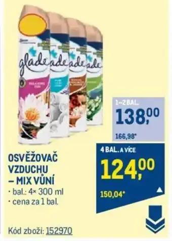 Makro OSVĚŽOVAČ VZDUCHU - MIX VŮNÍ nabídka