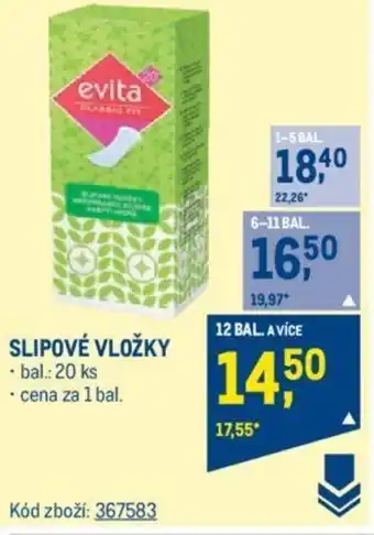 Makro SLIPOVÉ VLOŽKY nabídka