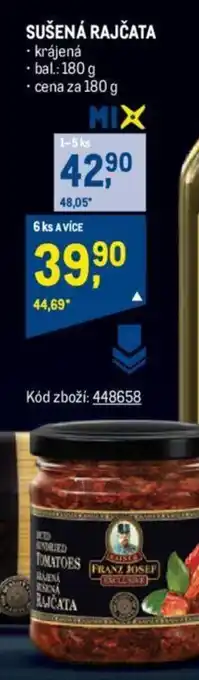 Makro SUŠENÁ RAJČATA nabídka