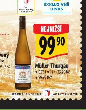 Albert Müller thurgau nabídka