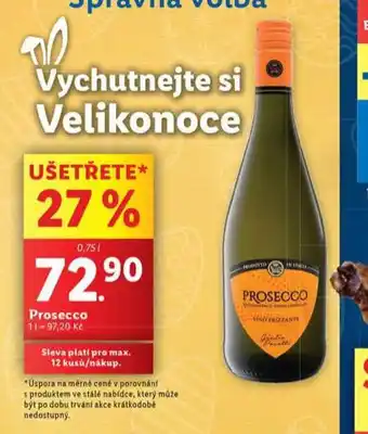 Lidl Prosecco nabídka