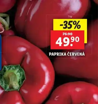 Lidl Paprika červená nabídka