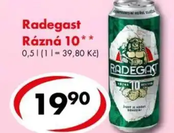 CBA Radegast Rázná 10 0.5L nabídka