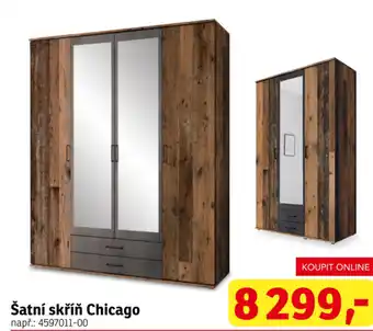 Asko Šatní skříň Chicago nabídka