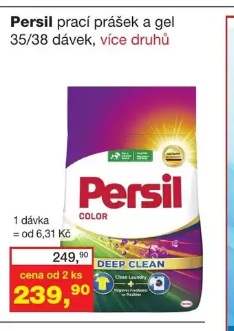 Ráj drogerie Persil prací prášek a gel nabídka