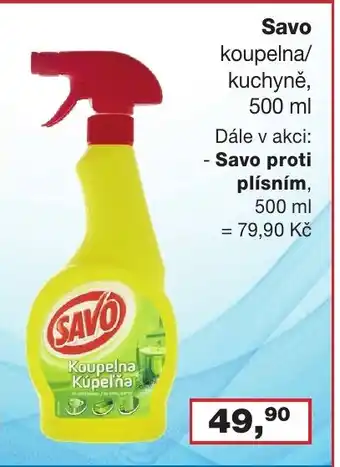 Ráj drogerie Savo koupelna/ kuchyně, 500 ml nabídka