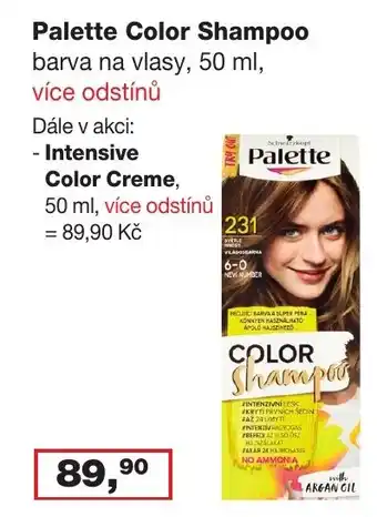 Ráj drogerie Palette Color Shampoo nabídka