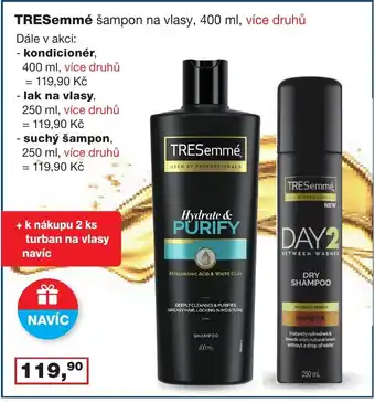 Ráj drogerie TRESemmé šampon na vlasy, 400 ml nabídka