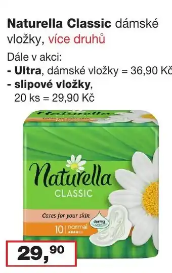 Ráj drogerie Naturella Classic dámské vložky nabídka