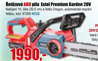 Řetězová AKU pila Extol Premium Garden 20V