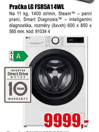 EVA Pračka LG FSR5A14WL nabídka