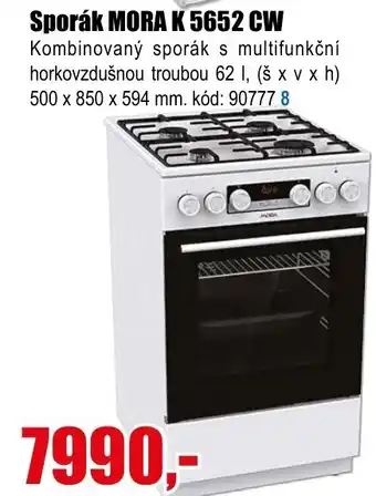 EVA Sporák MORA K 5652 CW nabídka