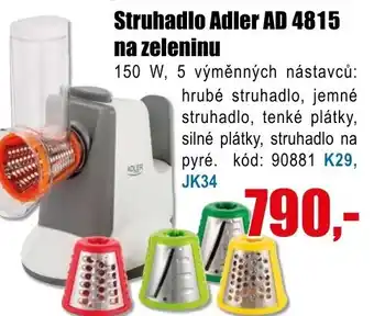 EVA Struhadlo Adler AD 4815 na zeleninu nabídka