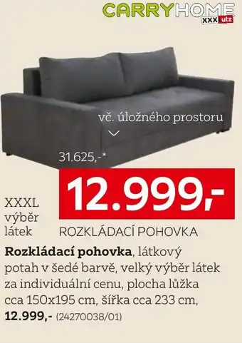 XXXLutz ROZKLÁDACÍ POHOVKA nabídka