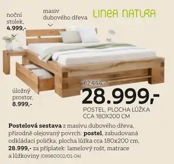 XXXLutz POSTEL, PLOCHA LŮŽKA CCA 180X200 CM nabídka