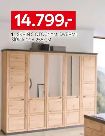 XXXLutz SKŘÍŇ S OTOČNÝMI DVEŘMI, ŠÍŘKA CCA 255 CM nabídka
