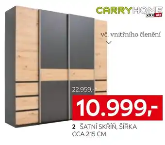 XXXLutz ŠATNÍ SKŘÍŇ, ŠÍŘKA CCA 215 CM nabídka