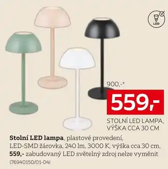 XXXLutz STOLNÍ LED LAMPA, VÝŠKA CCA 30 CM nabídka