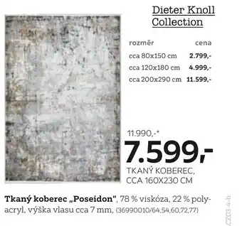XXXLutz TKANÝ KOBEREC, CCA 160X230 CM nabídka