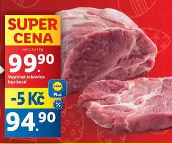 Lidl Vepřová krkovice bez kosti nabídka