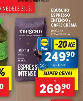 Lidl Káva eduscho nabídka