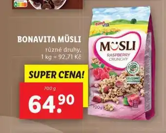 Lidl Bonavita musli nabídka