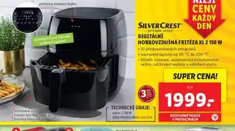 Lidl Digitální horkovzdušná fritéza nabídka