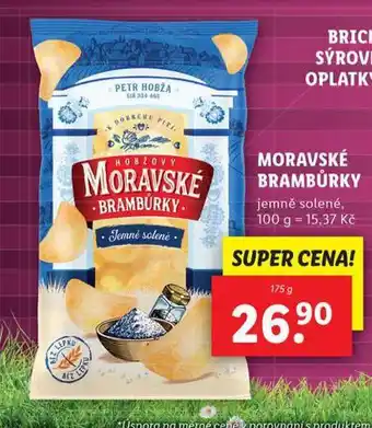 Lidl Moravské brambůrky nabídka