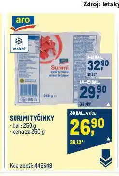 Makro Surimi tyčinky nabídka