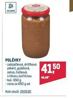 Makro Polévka s hlívou ústřičnou nabídka